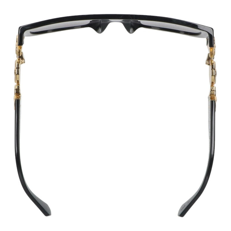 Louis Vuitton Logo Sunglass Black x Gold Size 56