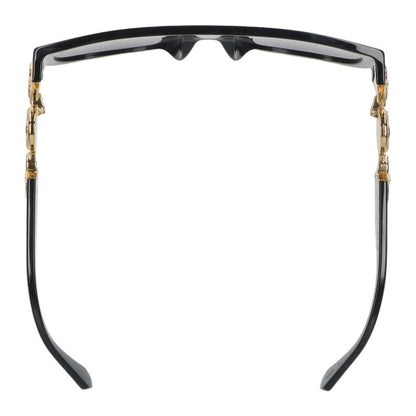 Louis Vuitton Logo Sunglass Black x Gold Size 56