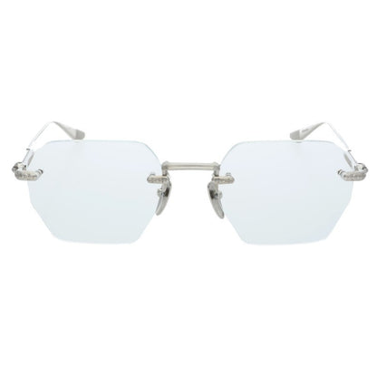 Chrome Hearts Rimless Sunglasses Silver Size ONE SIZE