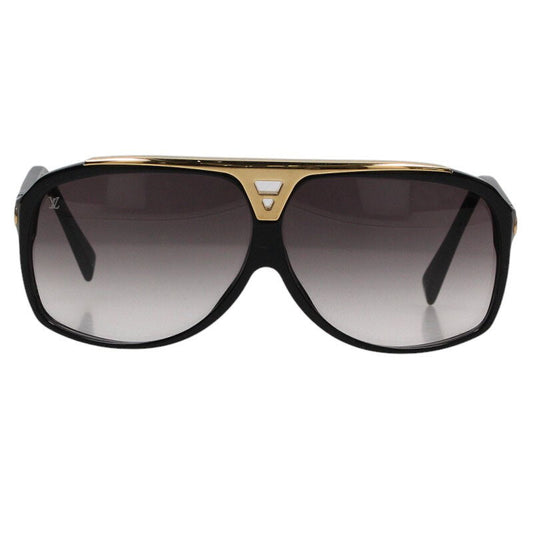 Louis Vuitton Sunglass Black x Gold Size 64