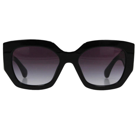 CHANEL 5545-A Side Logo Bead Sunglasses Black Size ONE SIZE