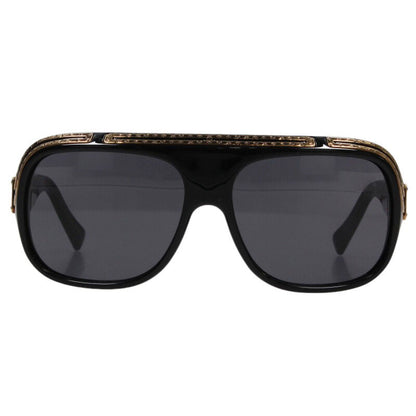 Louis Vuitton Sunglass Black x Gold Size 63