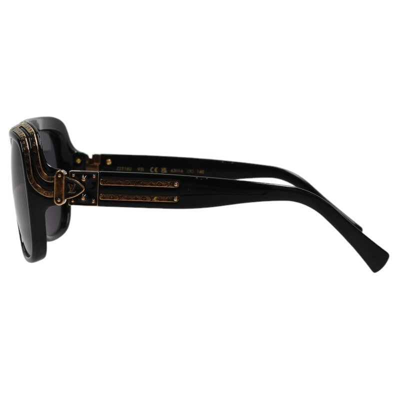 Louis Vuitton Sunglass Black x Gold Size 63