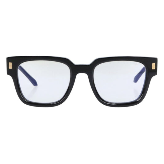 Louis Vuitton Square frame glasses Black Size 53