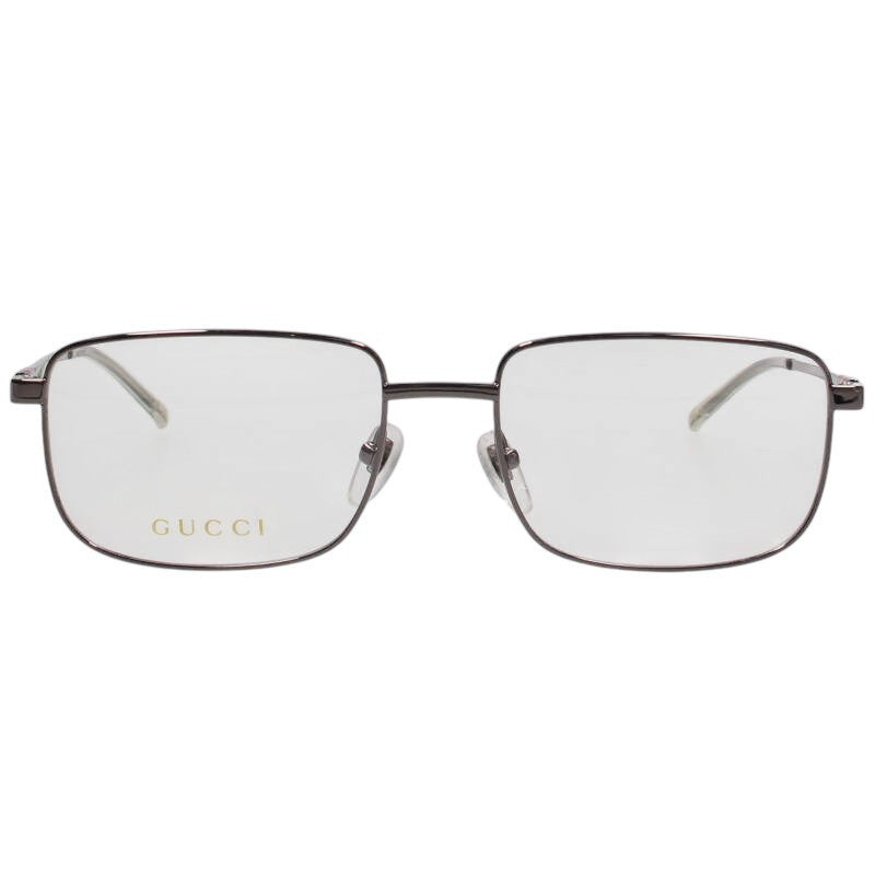 GUCCI GG1678O Silver Frame Eyeglasses Size ONE SIZE
