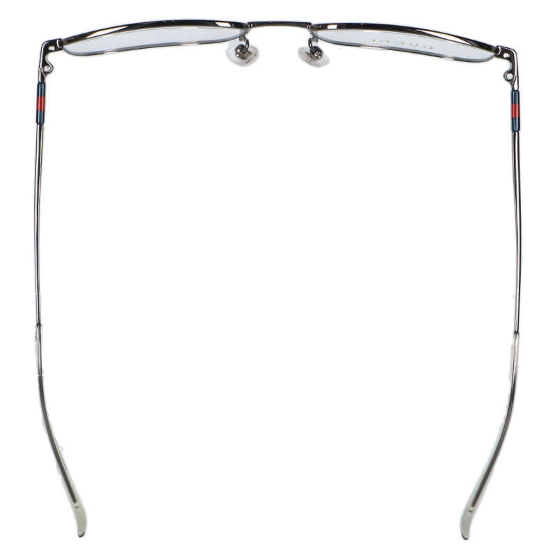 GUCCI GG1678O Silver Frame Eyeglasses Size ONE SIZE