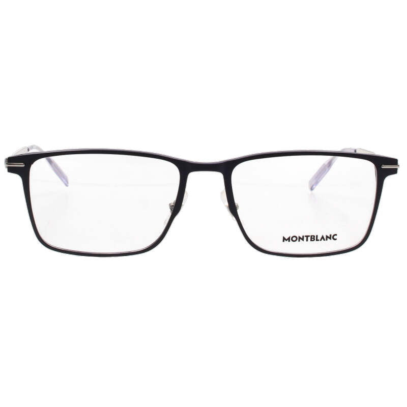 MONTBLANC MB0396ON Navy Silver Frame Size ONE SIZE
