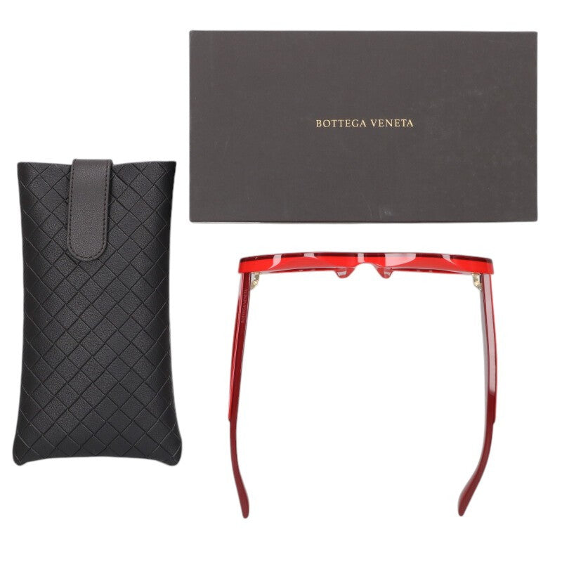 BOTTEGA VENETA BV1202S Red Oval Lens Size ONE SIZE