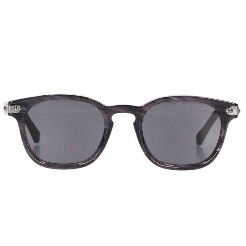 Louis Vuitton LV Square Frame Sunglass Gray Size 51