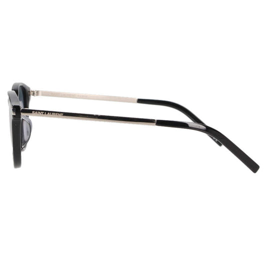 Saint Laurent Paris Round Frame Sunglass Black Size 49