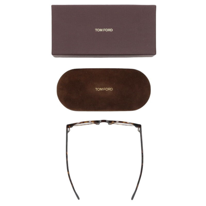 TOMFORD TF5695-B Boston-style Glasses Brown Size ONE SIZE