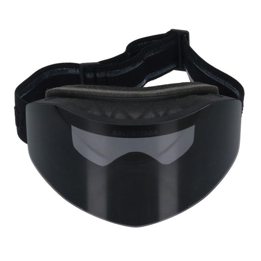 BALENCIAGA Logo Engraved Ski Goggles Black Size ONE SIZE