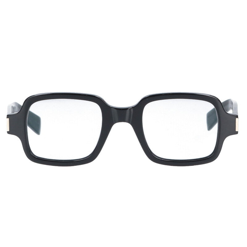 SAINT LAURENT PARIS Square Frame Glasses Black Size ONE SIZE