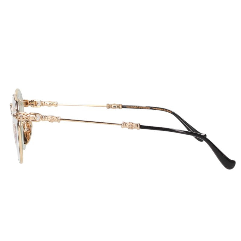 Chrome Hearts BUBBA-A Cross Temple Metal Round Size ONE SIZE