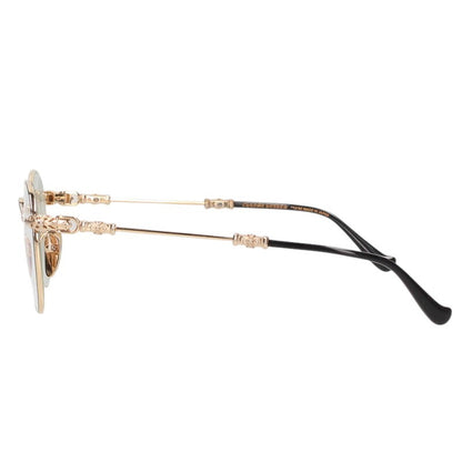 Chrome Hearts BUBBA-A Cross Temple Metal Round Size ONE SIZE