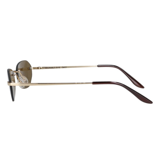 OUR LEGACY ADORABLE Rimless Sunglasses Gold Size ONE SIZE