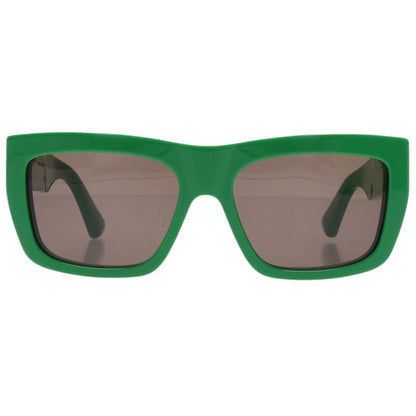 BOTTEGA VENETA BV1178S Green Square Sunglasses Size ONE SIZE