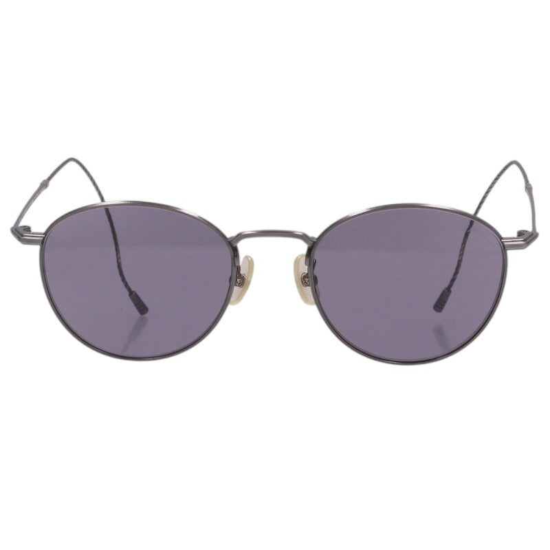 999.9 F-08S Silver Boston Shape Sunglasses Size ONE SIZE