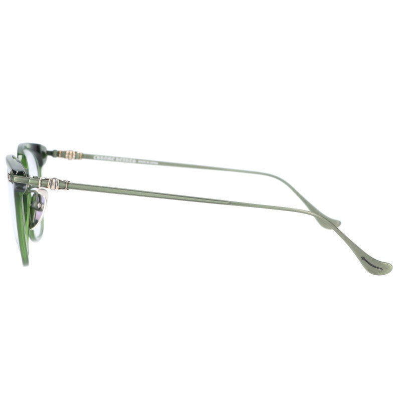 Chrome Hearts Green Silver Side Cross Motif Size ONE SIZE
