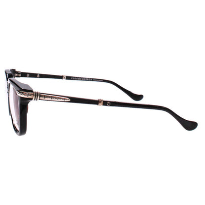 Chrome Hearts Black Silver Metal Temple Size ONE SIZE