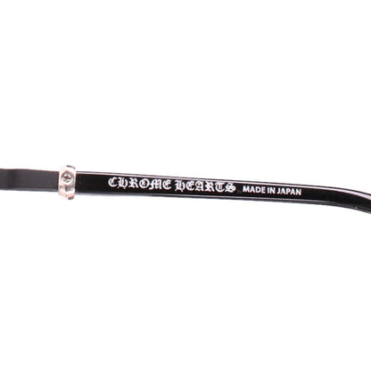 Chrome Hearts Black Silver Metal Temple Size ONE SIZE