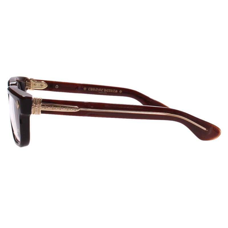Chrome Hearts Brown Gold Cross Wellington Size ONE SIZE