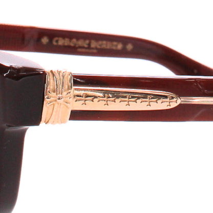 Chrome Hearts Brown Gold Cross Wellington Size ONE SIZE