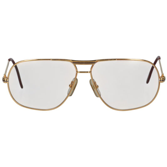 Cartier Trinity Aviator Glasses Gold Clear Size ONE SIZE