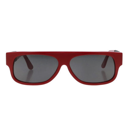 SUPREME 15SS Loc Leather Plate Sunglasses Red Size ONE SIZE