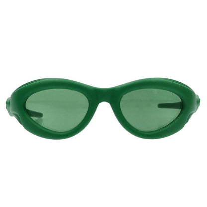 BOTTEGA VENETA BV1162S Green Rubber Sunglasses Size ONE SIZE