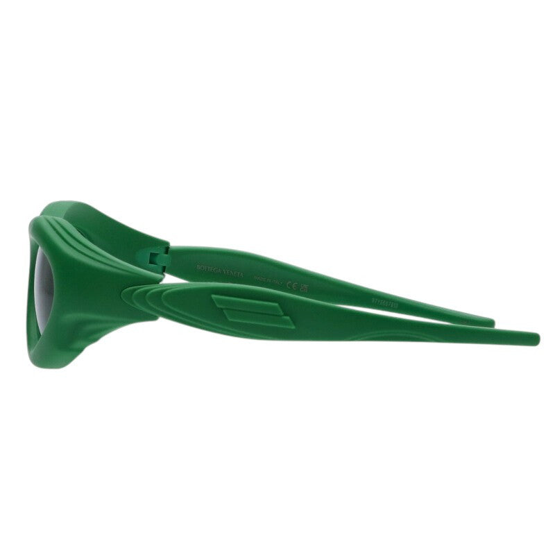 BOTTEGA VENETA BV1162S Green Rubber Sunglasses Size ONE SIZE