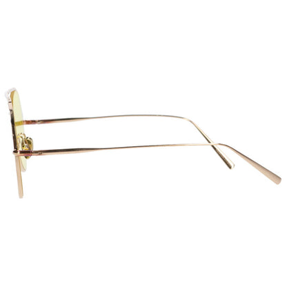 ACNE STUDIOS SPITFIRE Aviator Sunglasses Gold Size ONE SIZE