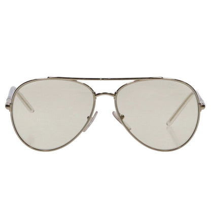 PRADA Gold Yellow Teardrop Sunglasses Size ONE SIZE