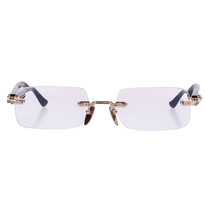 Chrome Hearts DEEP I Floral Cross Eyeglasses Size ONE SIZE