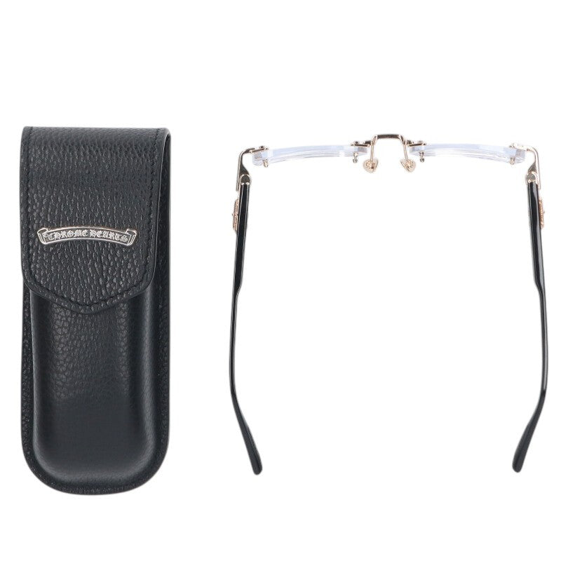 Chrome Hearts DEEP I Floral Cross Eyeglasses Size ONE SIZE