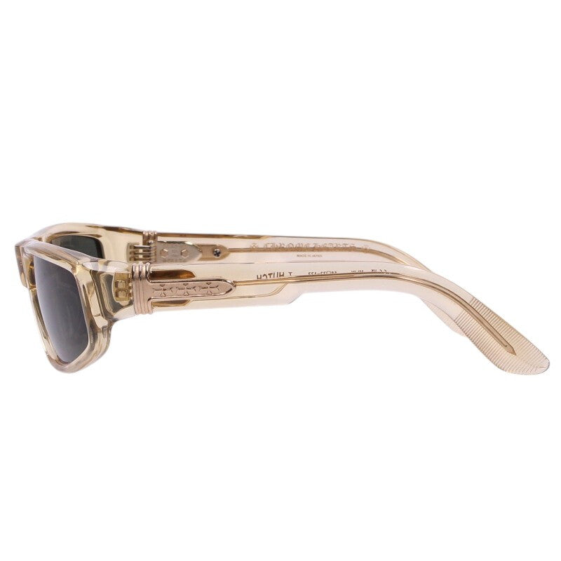 Chrome Hearts Cross Temple Yellow Gold Sunglasses Size 58