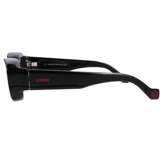 LOEWE LW40033I Black Red Acetate Sunglasses Size ONE SIZE