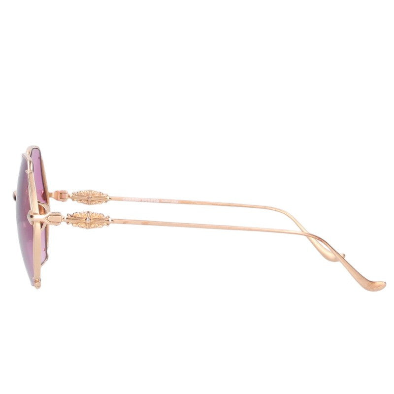 Chrome Hearts Floral Temple Gold Sunglasses Size ONE SIZE