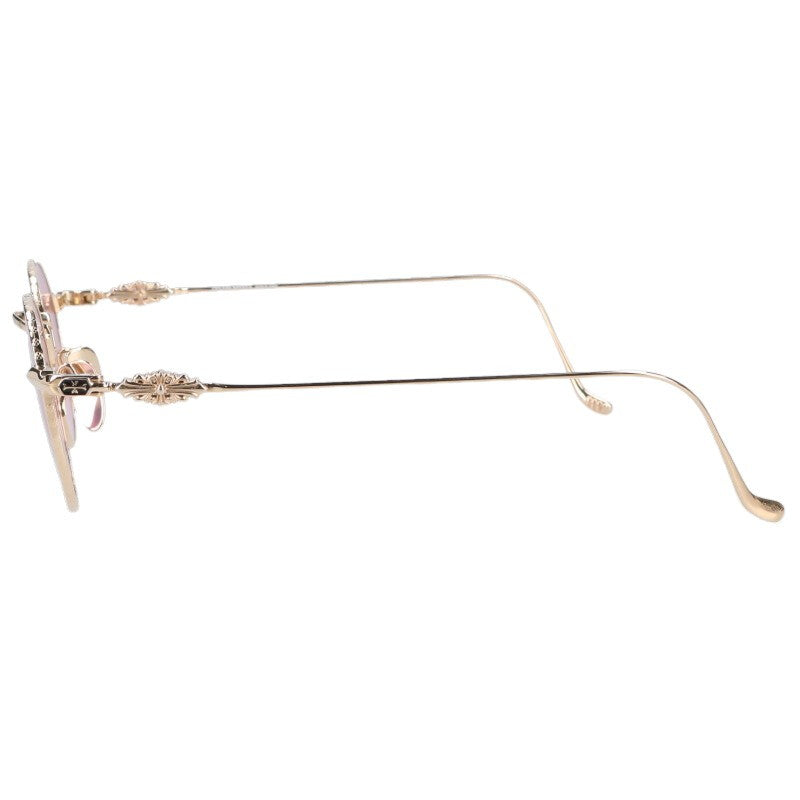 Chrome Hearts VAGIDICTORIAN III Floral Temple Size ONE Gold