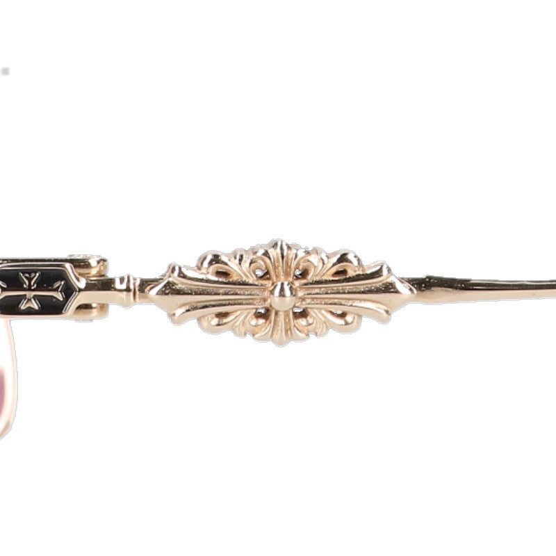 Chrome Hearts VAGIDICTORIAN III Floral Temple Size ONE Gold