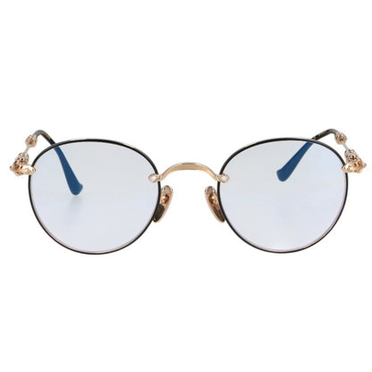 Chrome Hearts BUBBA-A Cross Round Metal Frames Size ONE SIZE