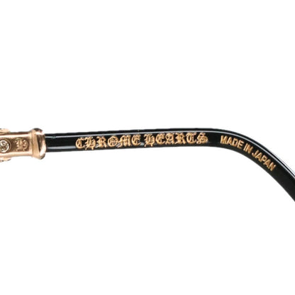 Chrome Hearts BUBBA-A Cross Round Metal Frames Size ONE SIZE