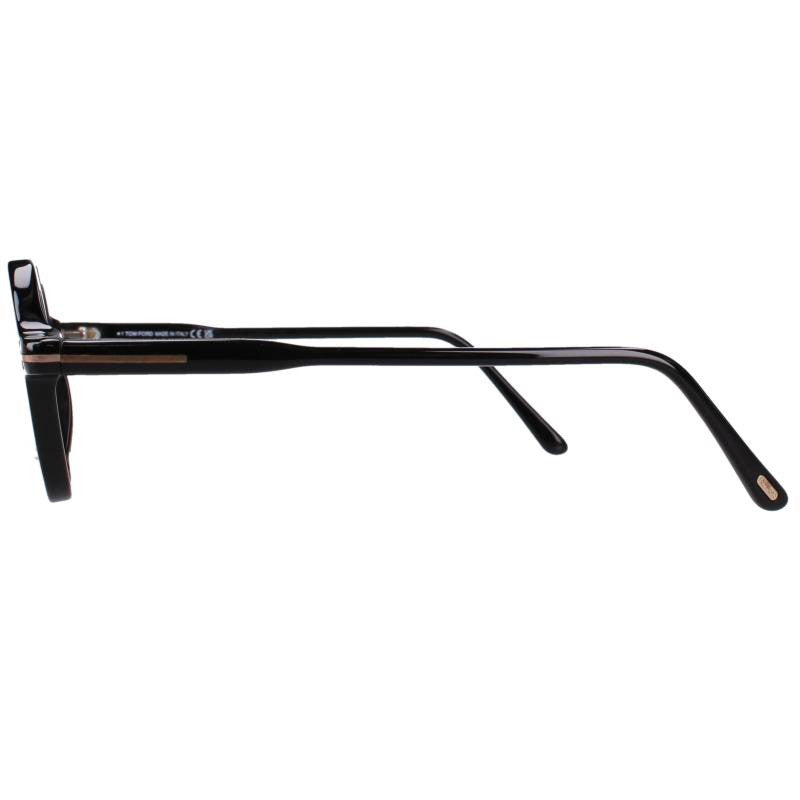 TOMFORD Black Hexagon Shape Glasses Size ONE SIZE