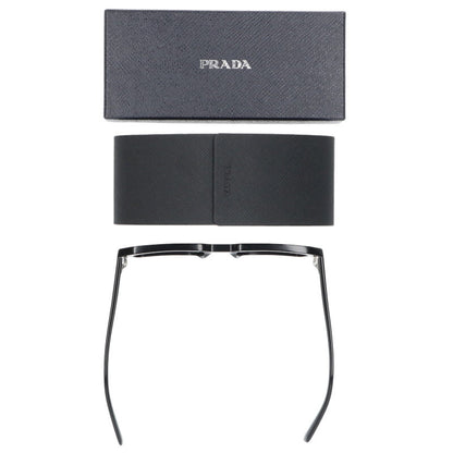 PRADA SPRA12 Square Frame Sunglasses Black Size ONE SIZE