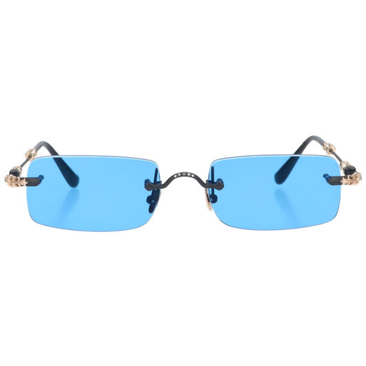 Chrome Hearts PILLS III Floral Temple Rimless Size ONE Multi
