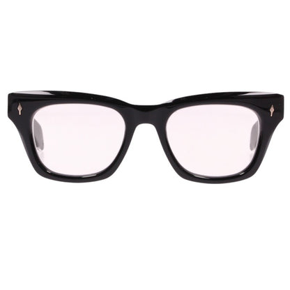 JACQUESMARIEMAGE Wood Temple Black Glasses Size 50