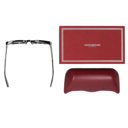 JACQUESMARIEMAGE Wood Temple Black Glasses Size 50