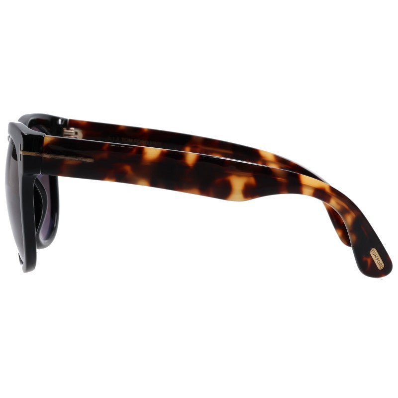 TOMFORD TF9352 Wellington Black Brown Sunglasses Size 55