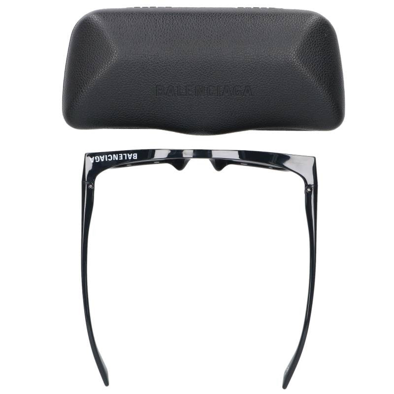 BALENCIAGA BB0099S Square Frame Black Sunglasses Size 52