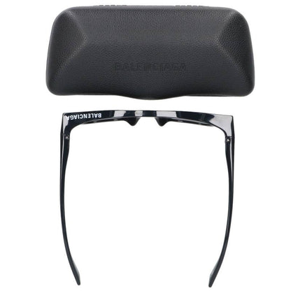 BALENCIAGA BB0099S Square Frame Black Sunglasses Size 52
